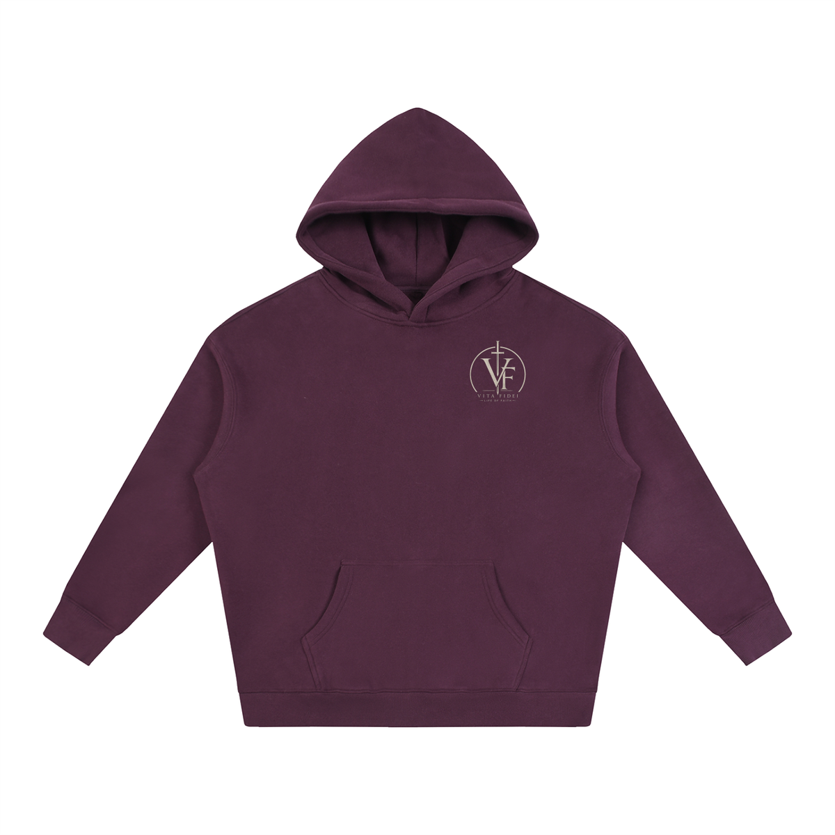 Proverbs 31:25 Oversize Fleeced Hoodie - Christian Faith