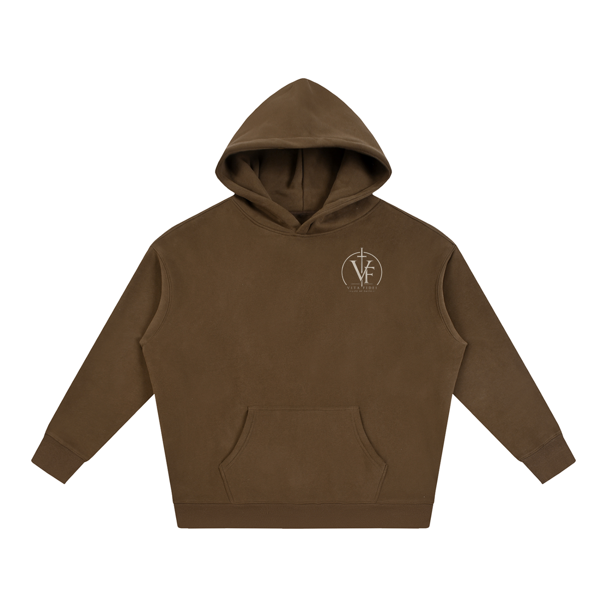 Proverbs 31:25 Oversize Fleeced Hoodie - Christian Faith