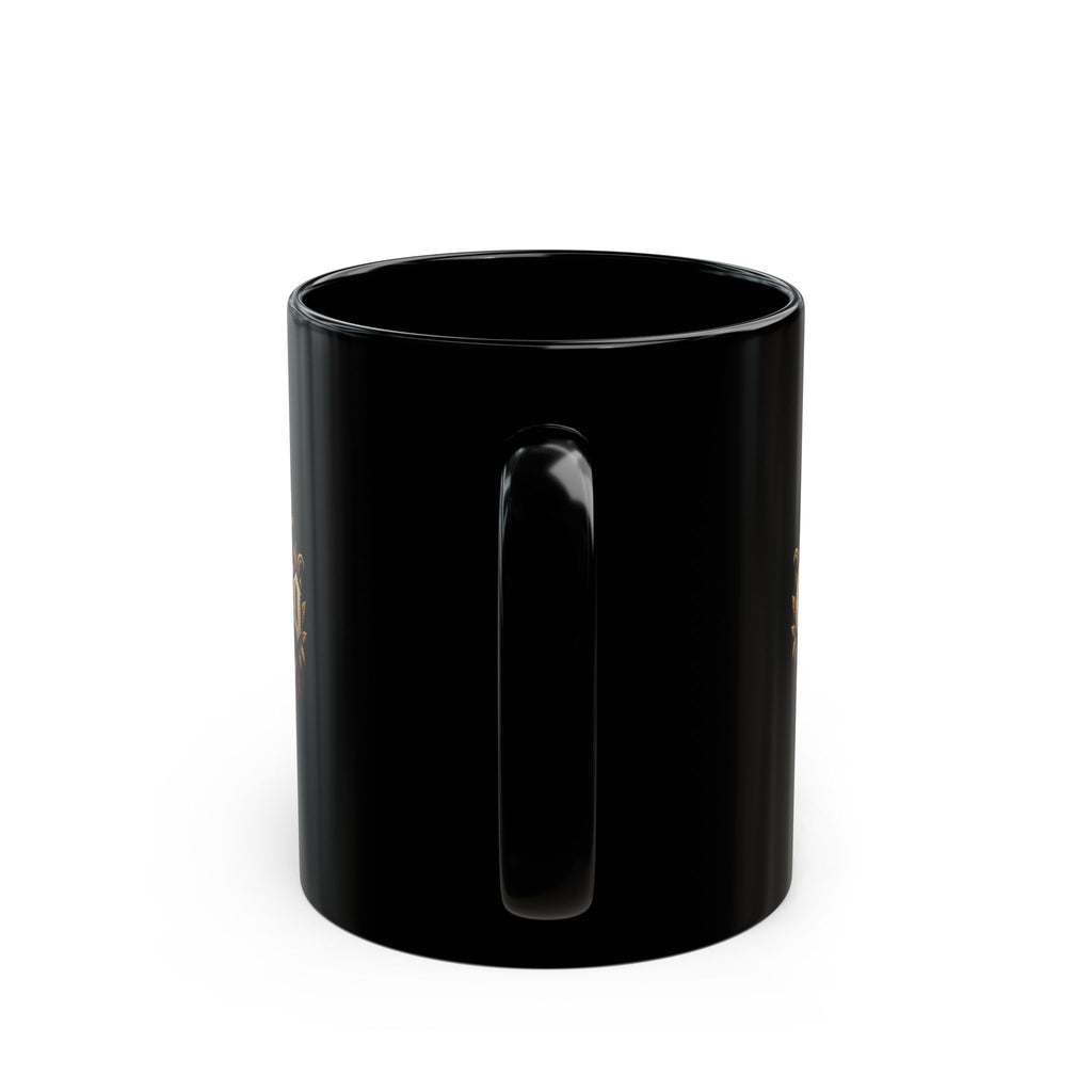 Coram Deo Black Coffee Mug