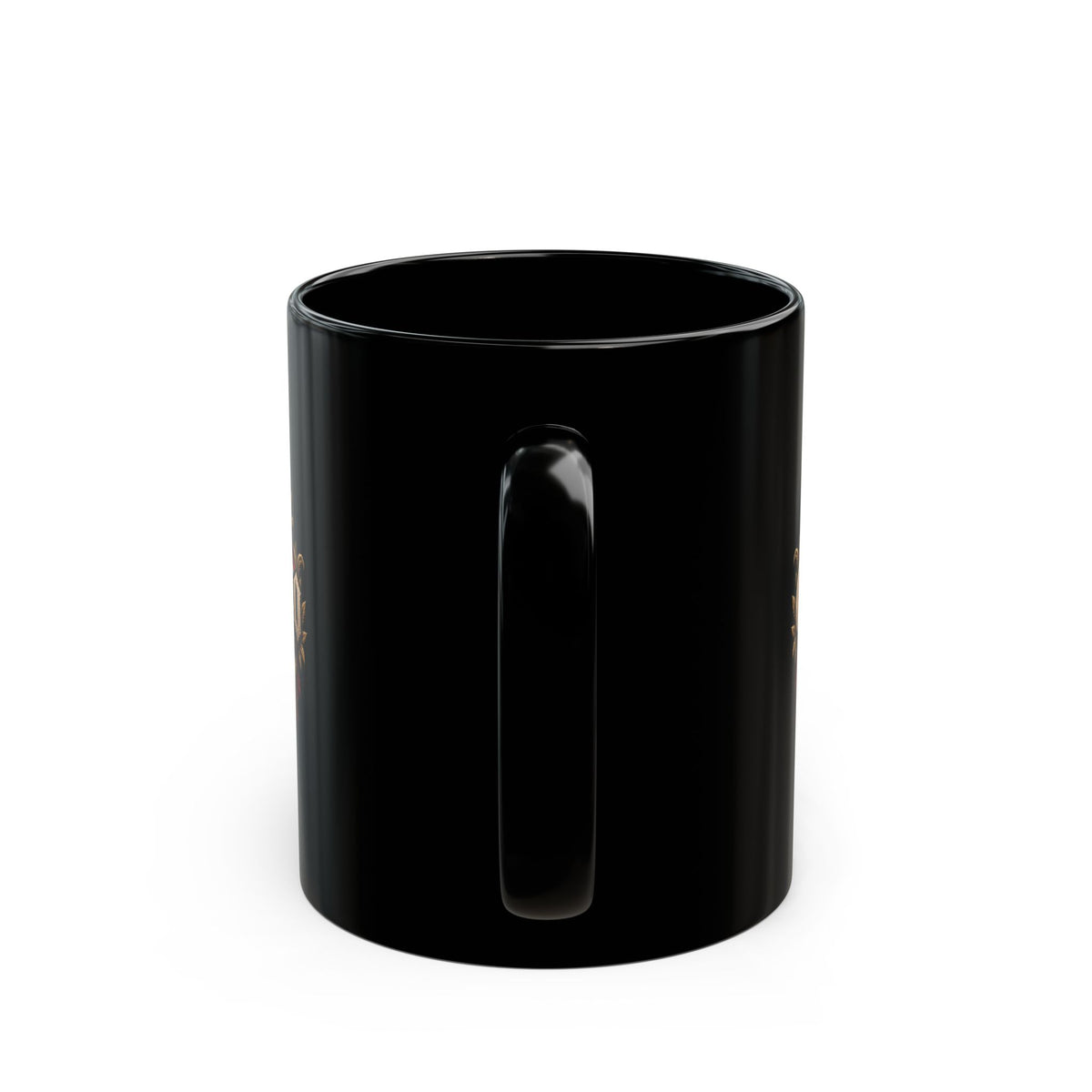 Coram Deo Black Coffee Mug