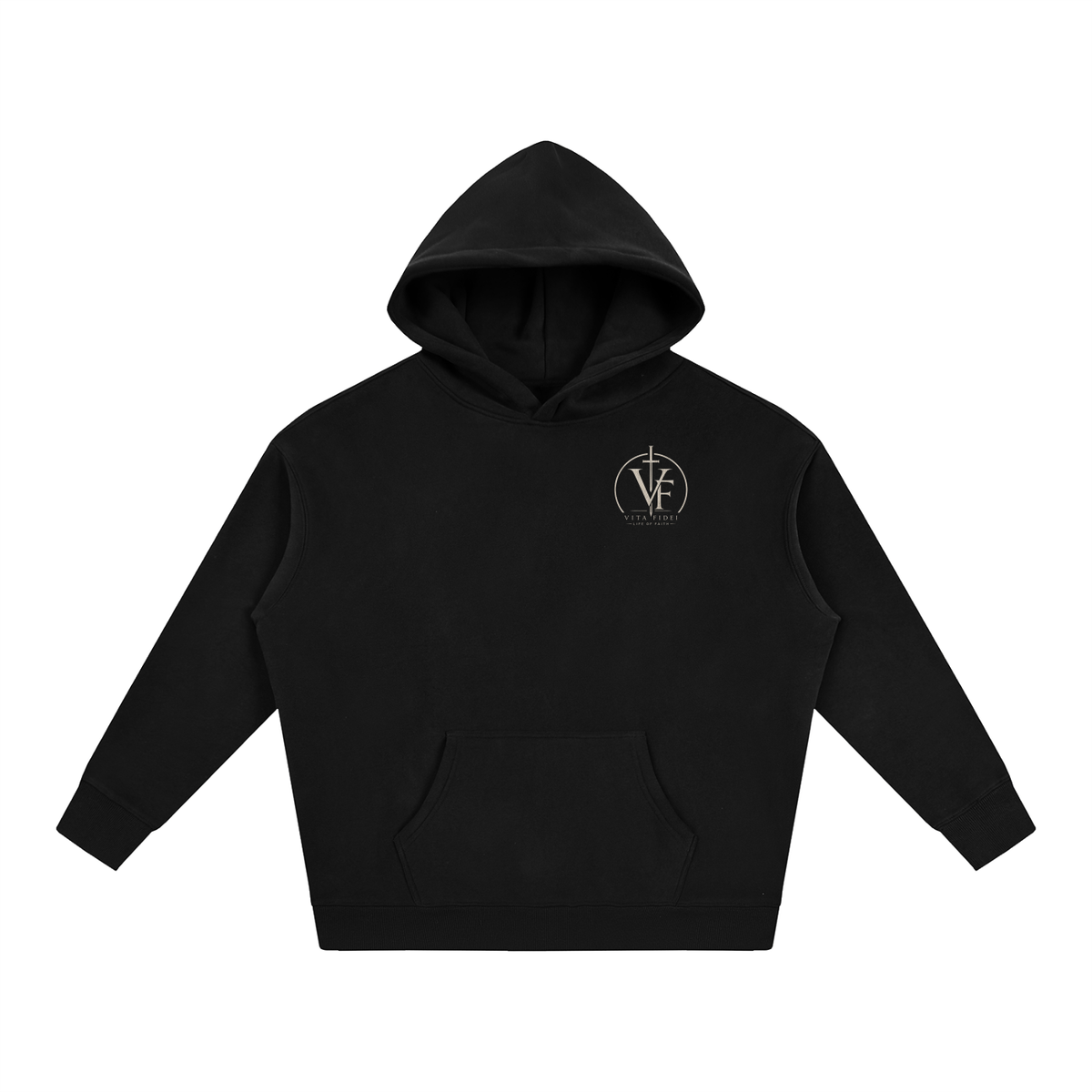 Proverbs 31:25 Oversize Fleeced Hoodie - Christian Faith