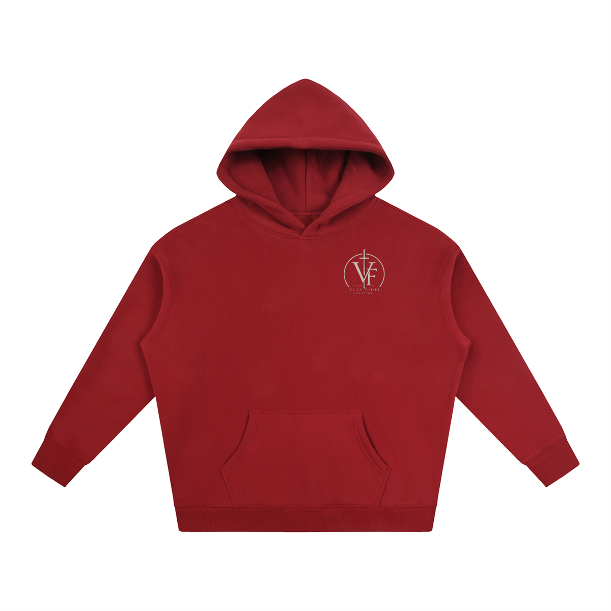 Proverbs 31:25 Oversize Fleeced Hoodie - Christian Faith