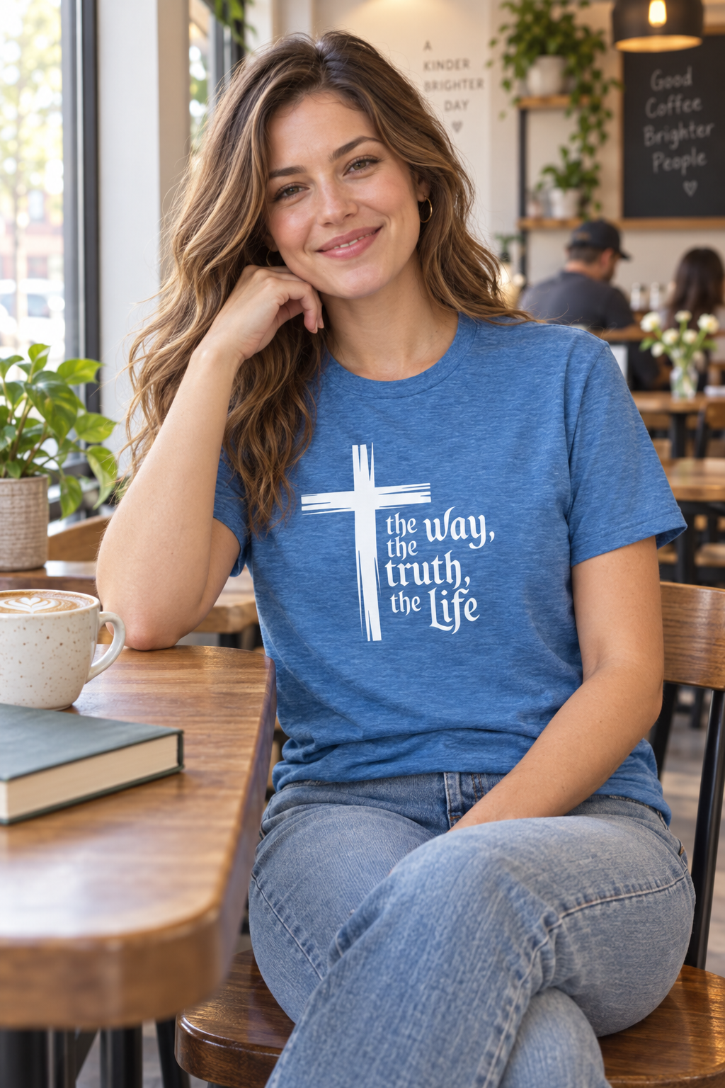 The Way, Truth and Life Christian T-Shirt - John 14:6 Faith Apparel