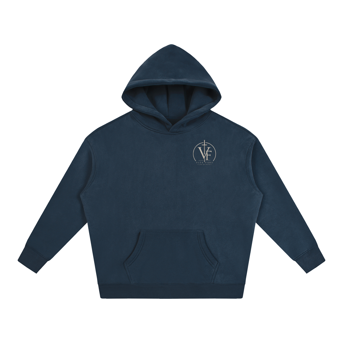 Proverbs 31:25 Oversize Fleeced Hoodie - Christian Faith