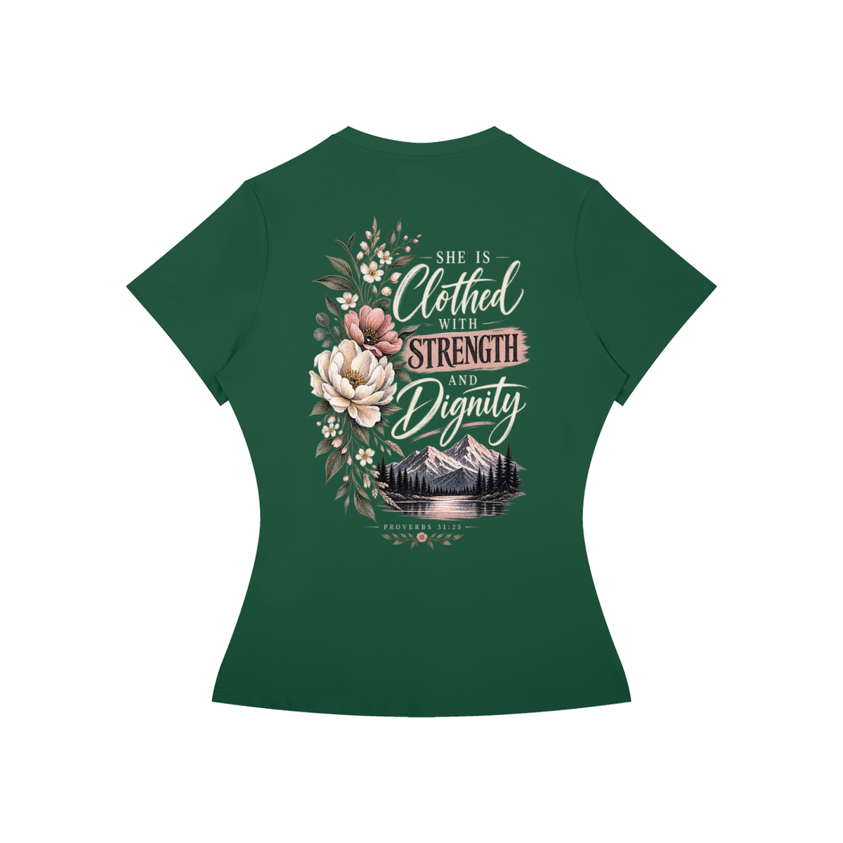 Proverbs 31:25 Women’s Slim Fit Performance T-Shirt